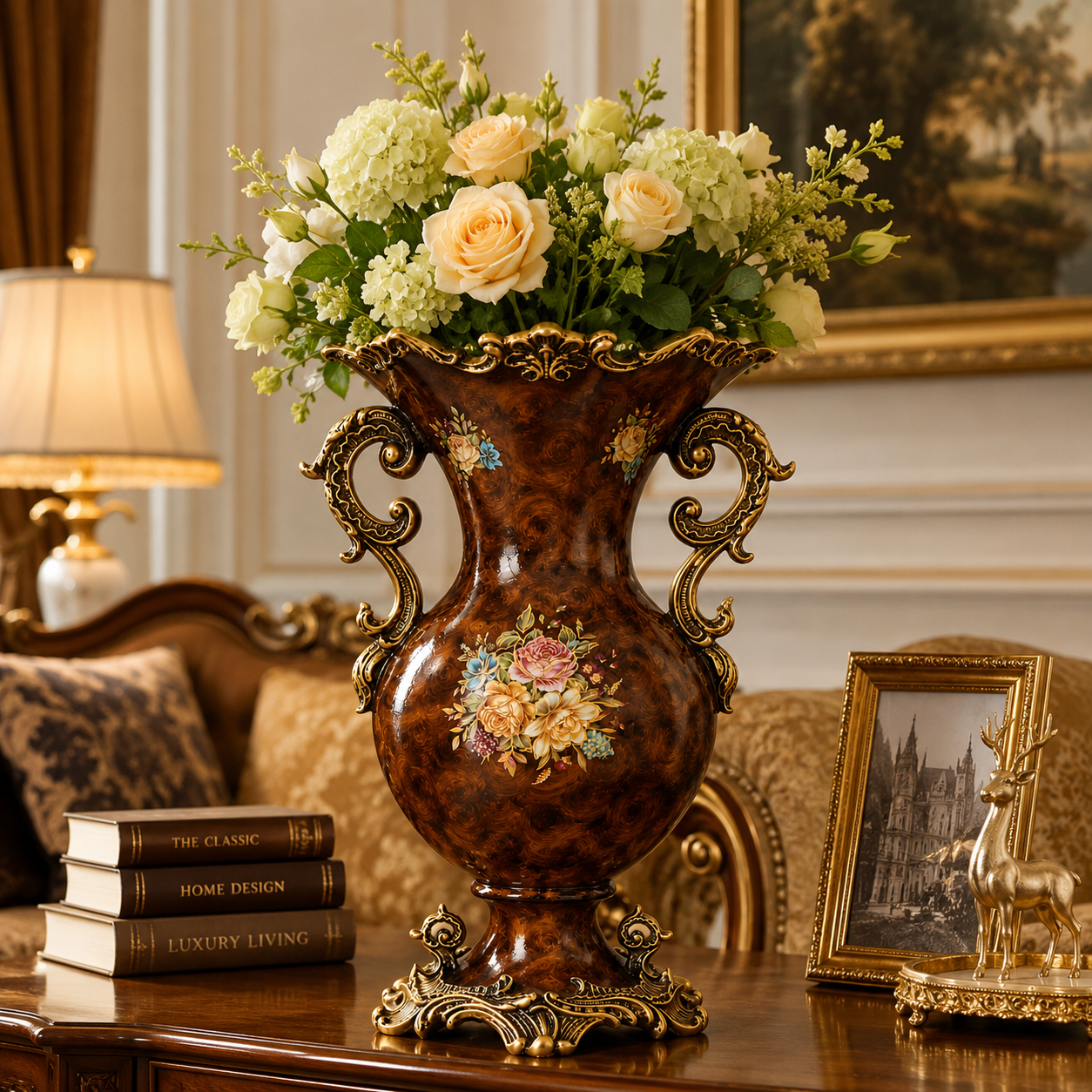 Decorative Resin Vase - Image 3
