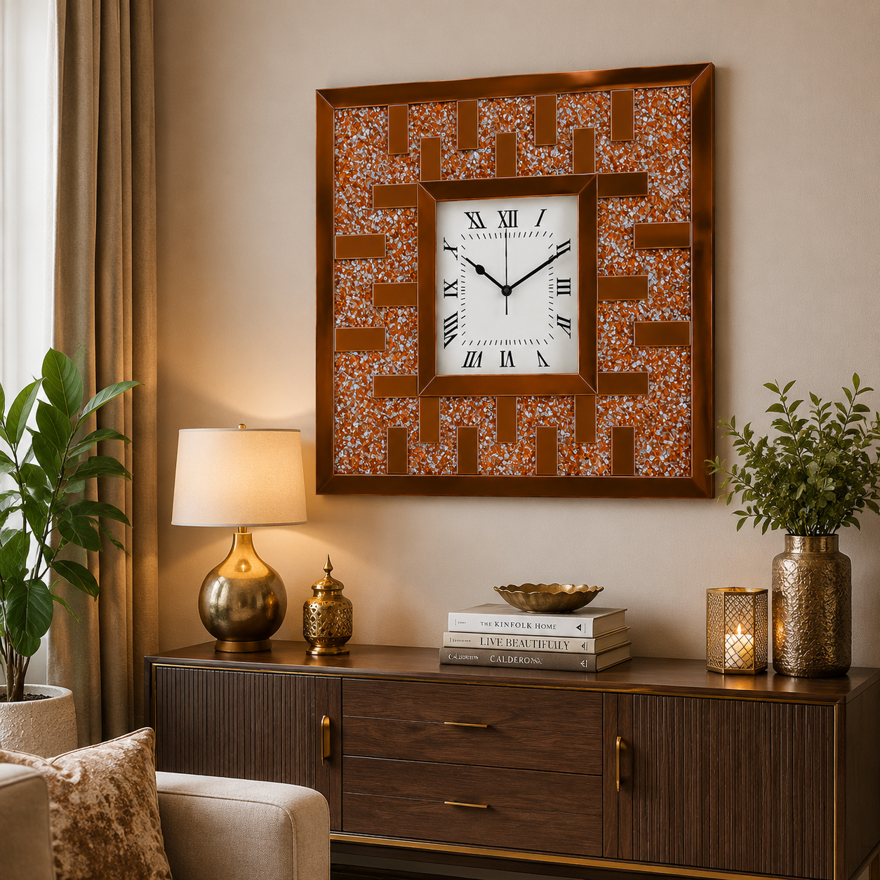 Mirror Wall Clock - Image 3