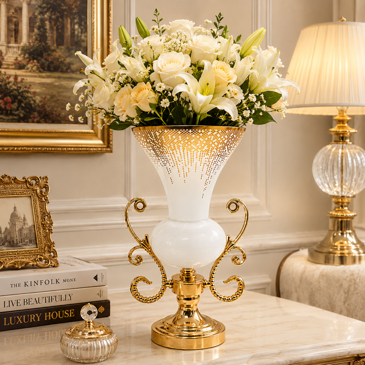 Glass Flower Vase - Image 3