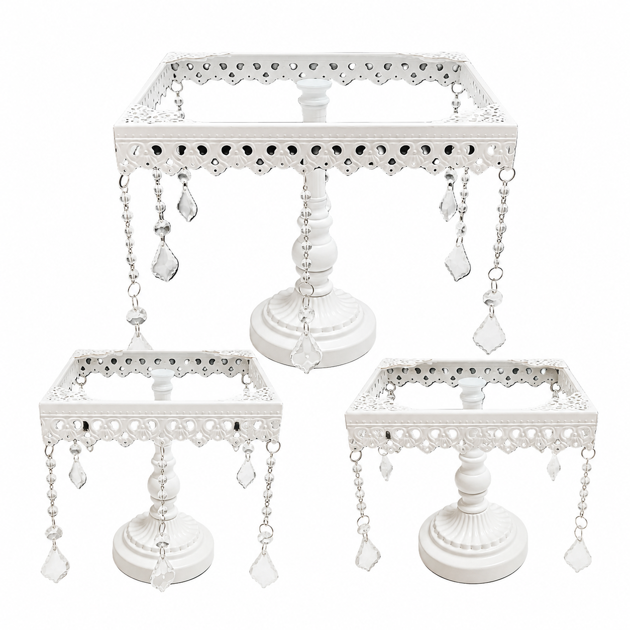 Imperial Crystal Cake Display Stand - Image 3