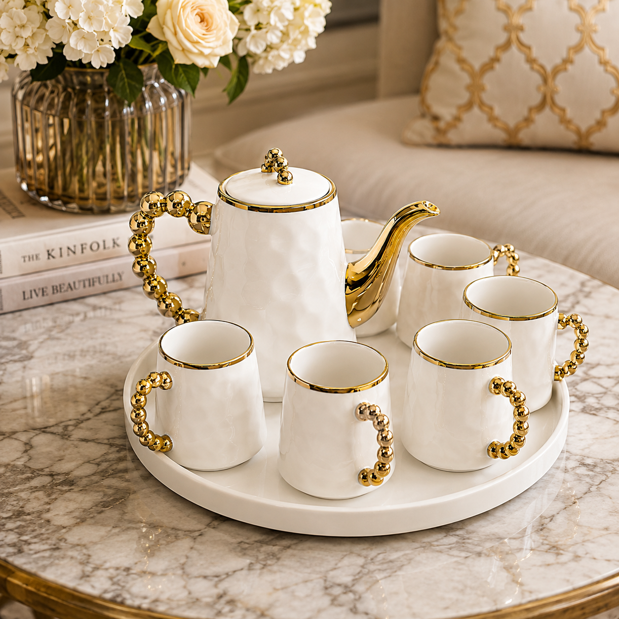 Tea Cup With Kattle - Image 3