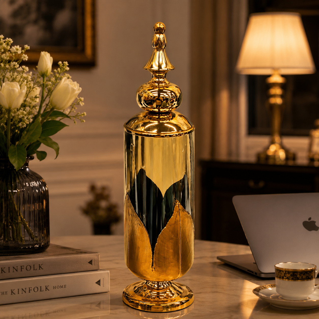 Luxe Imperial Decorative Jar