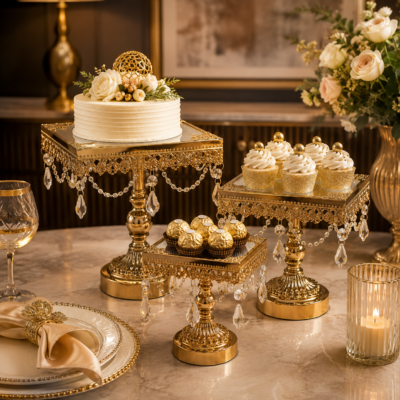 Crystal Cake Display Stand