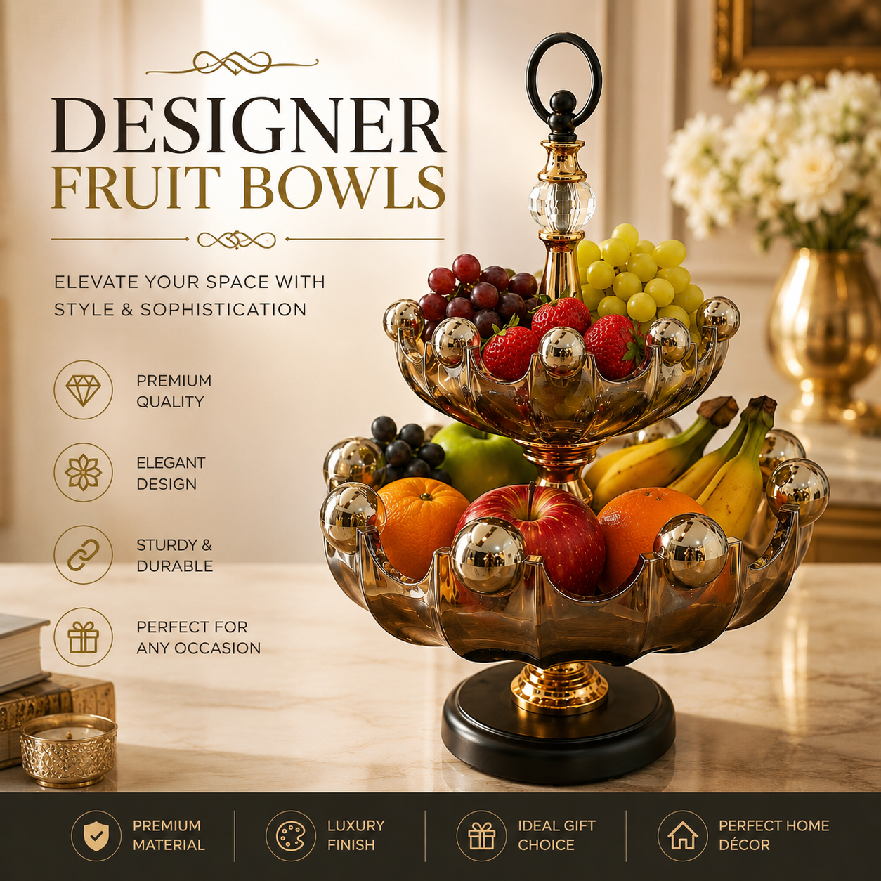 Designer Fruit Bowls