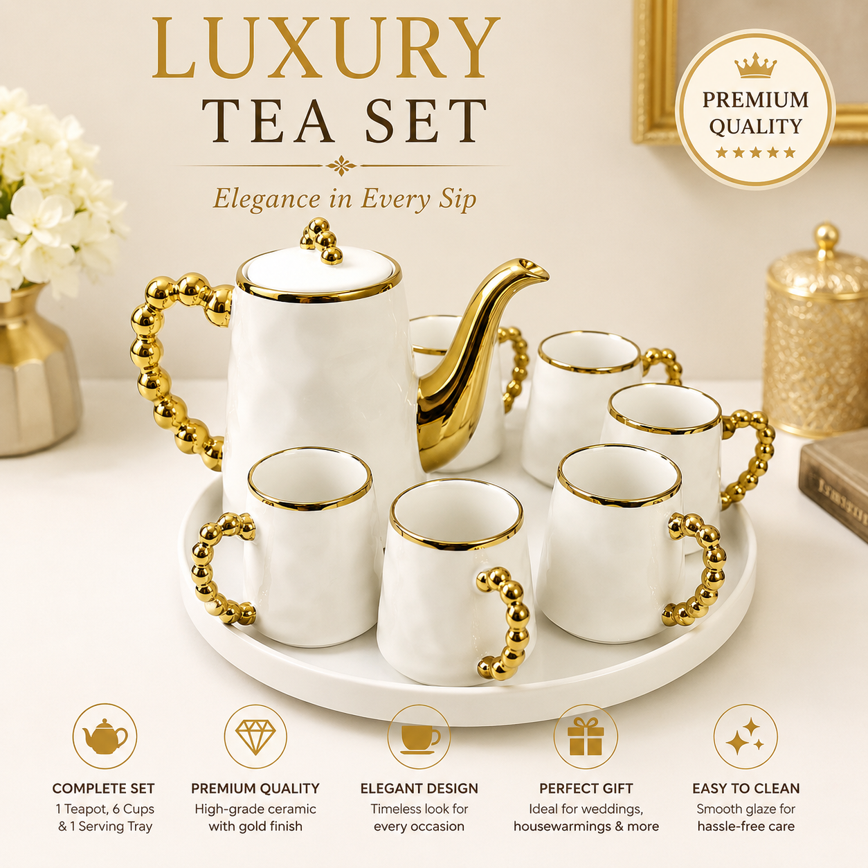 Tea Cup With Kattle