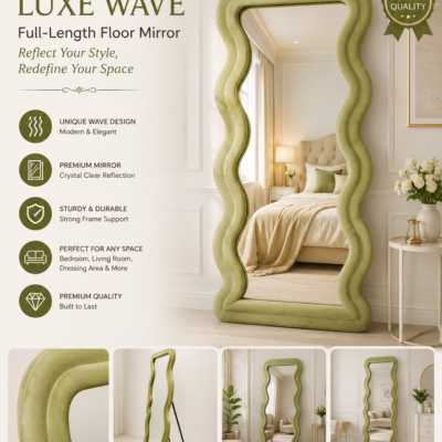 Soft Curve Standing Mirror