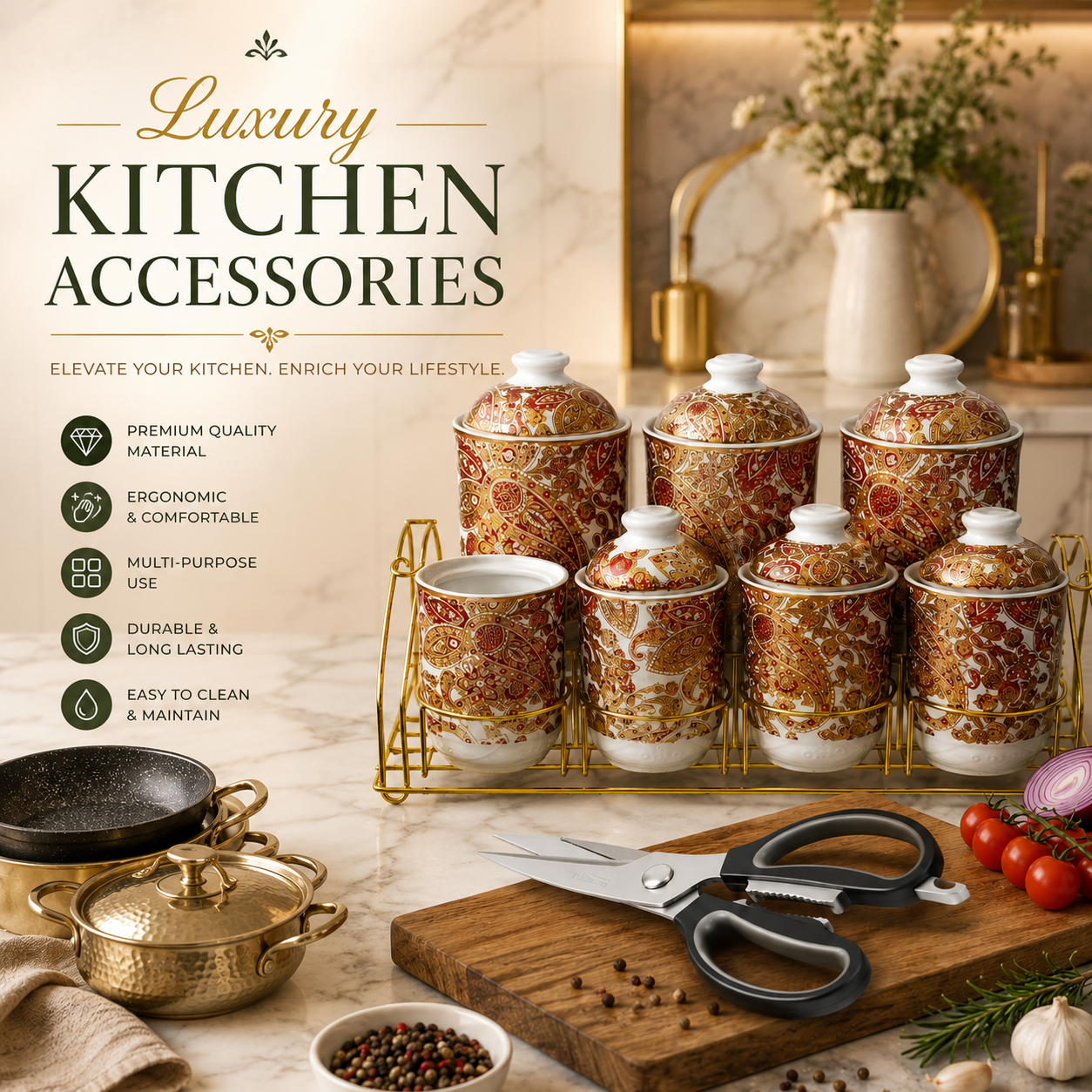 Luxury Kitchen Accessories