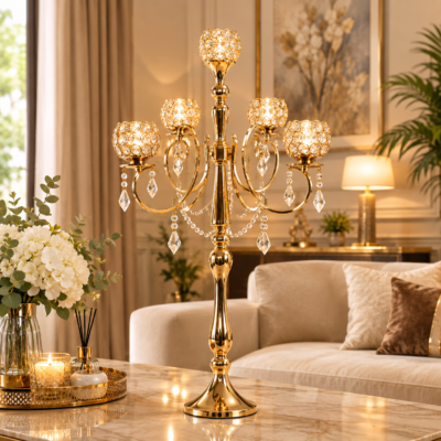 Crystal Candle Holder