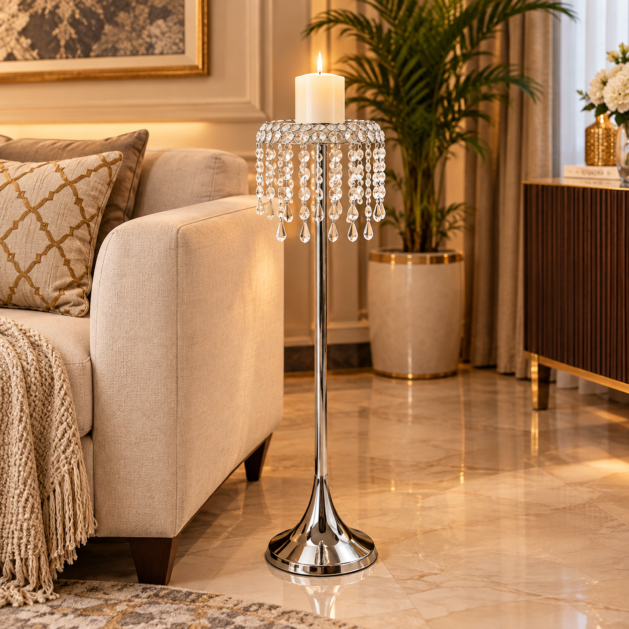 Diamond Gold Candelabra