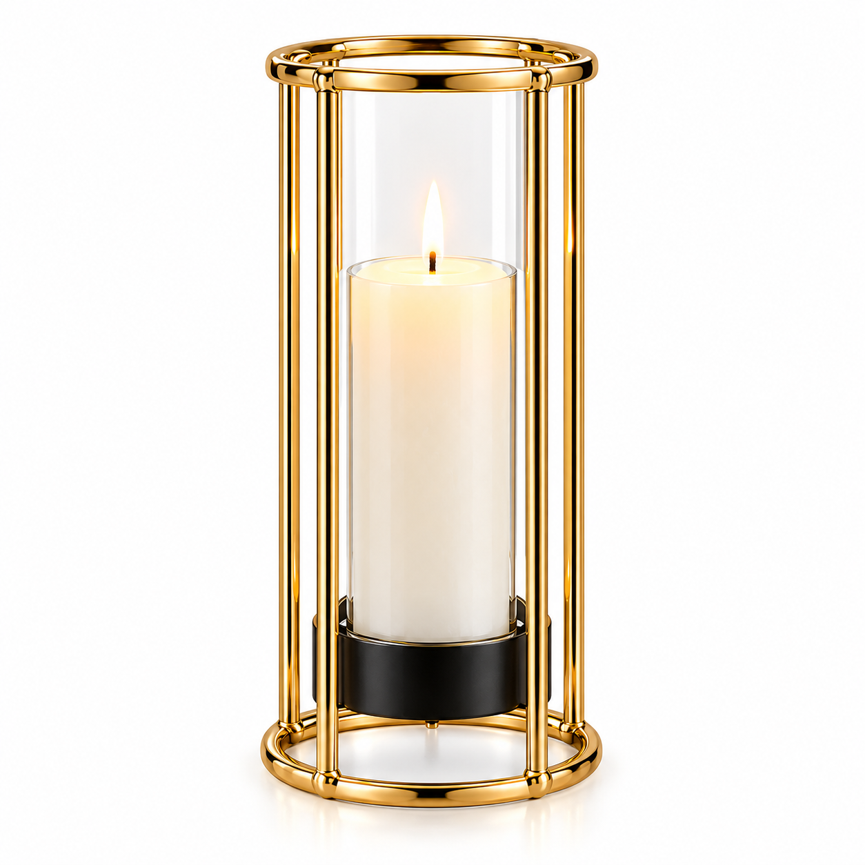 Gold Crystal Candle Holder - Image 3