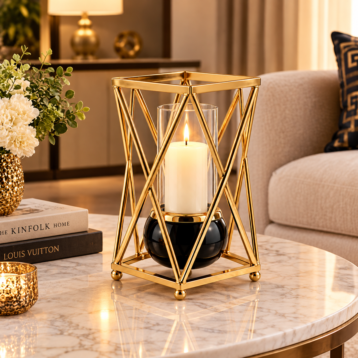 Crystal Candle Holder