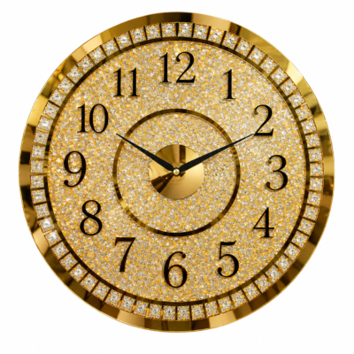 Glass Wall Clock