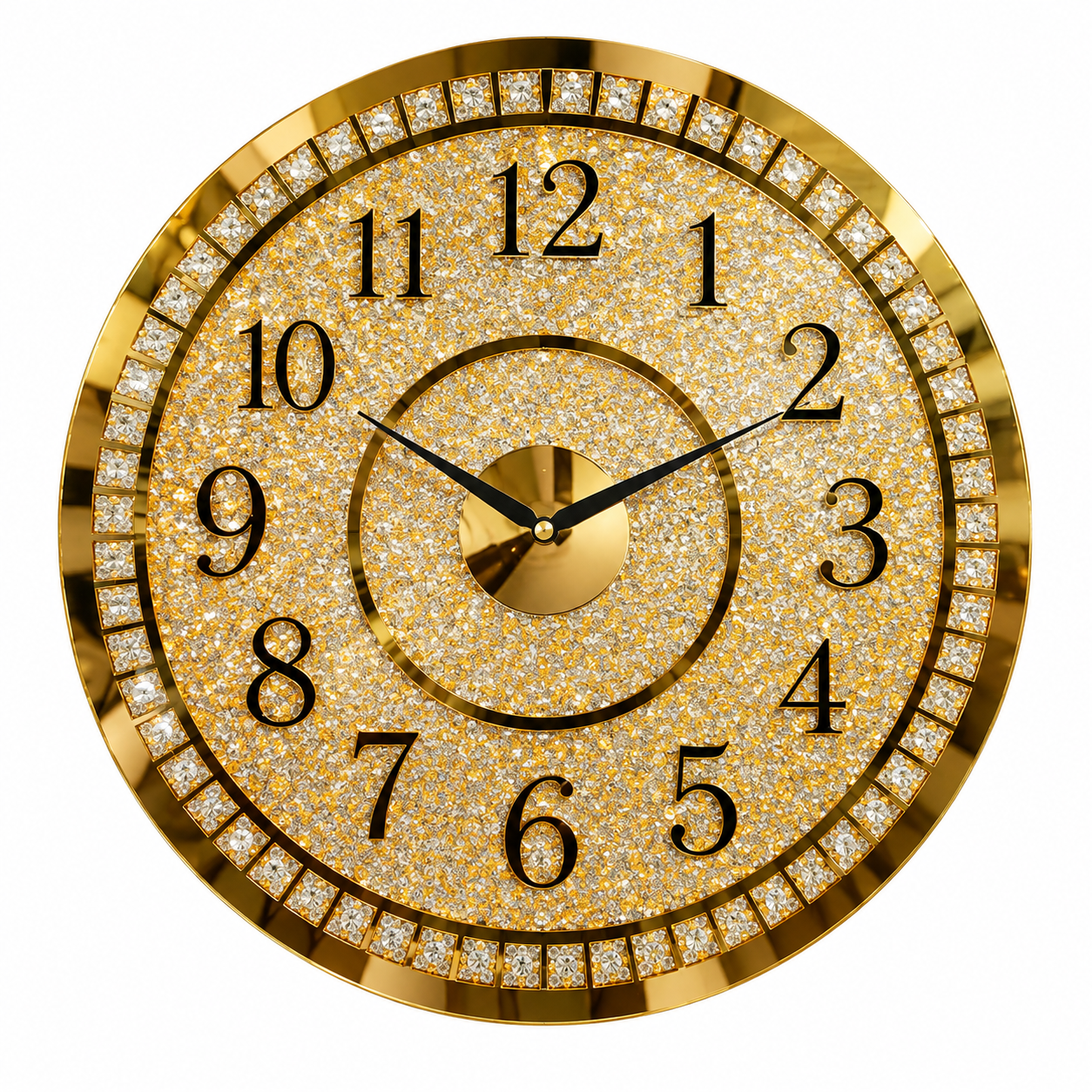Glass Wall Clock