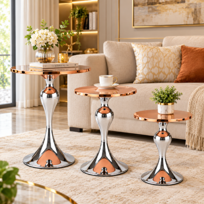 Silver Crystal Cake Stand