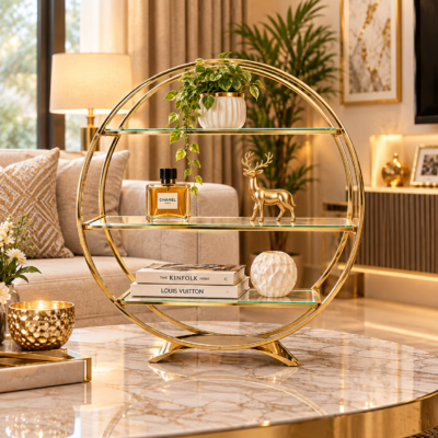 Royal Gold Display Shelf