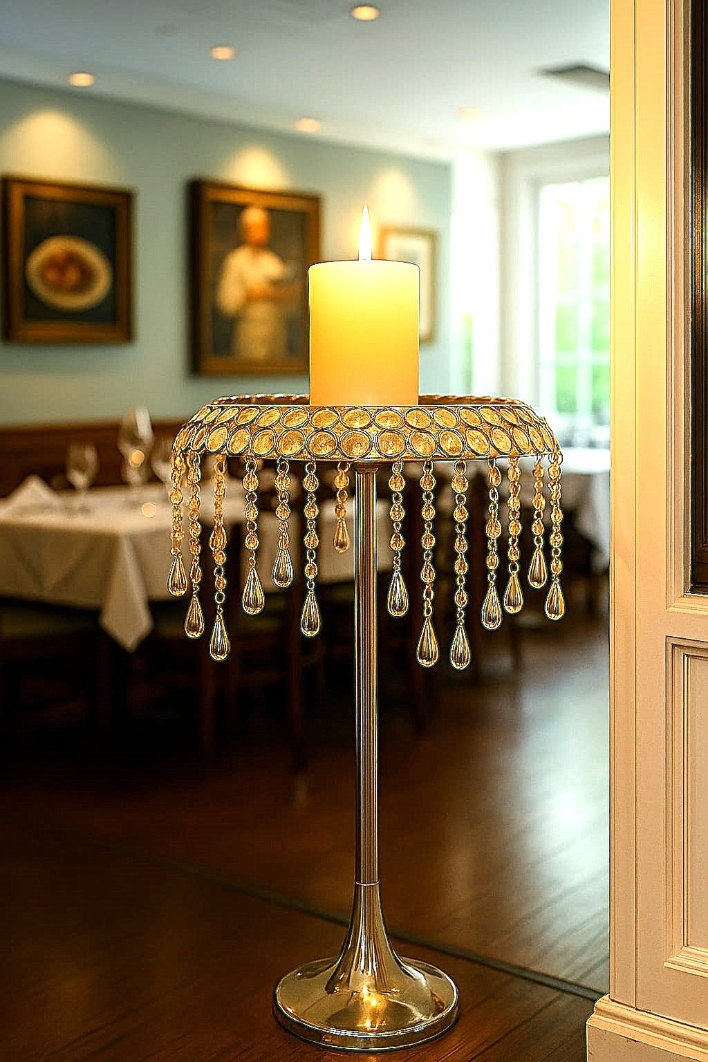 Diamond Glow Gold Candelabra