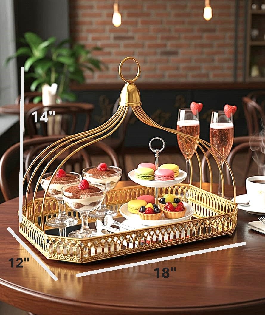 Golden Elegance Dining Basket - Image 4