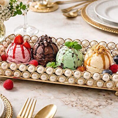 Crystal Luxe Serving Tray