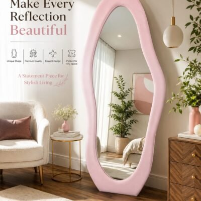 Soft Curve Standing Mirror