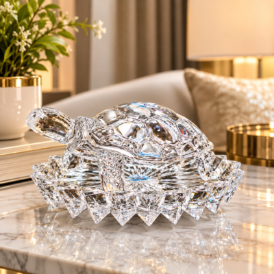 Crystal Turtle Showpiece