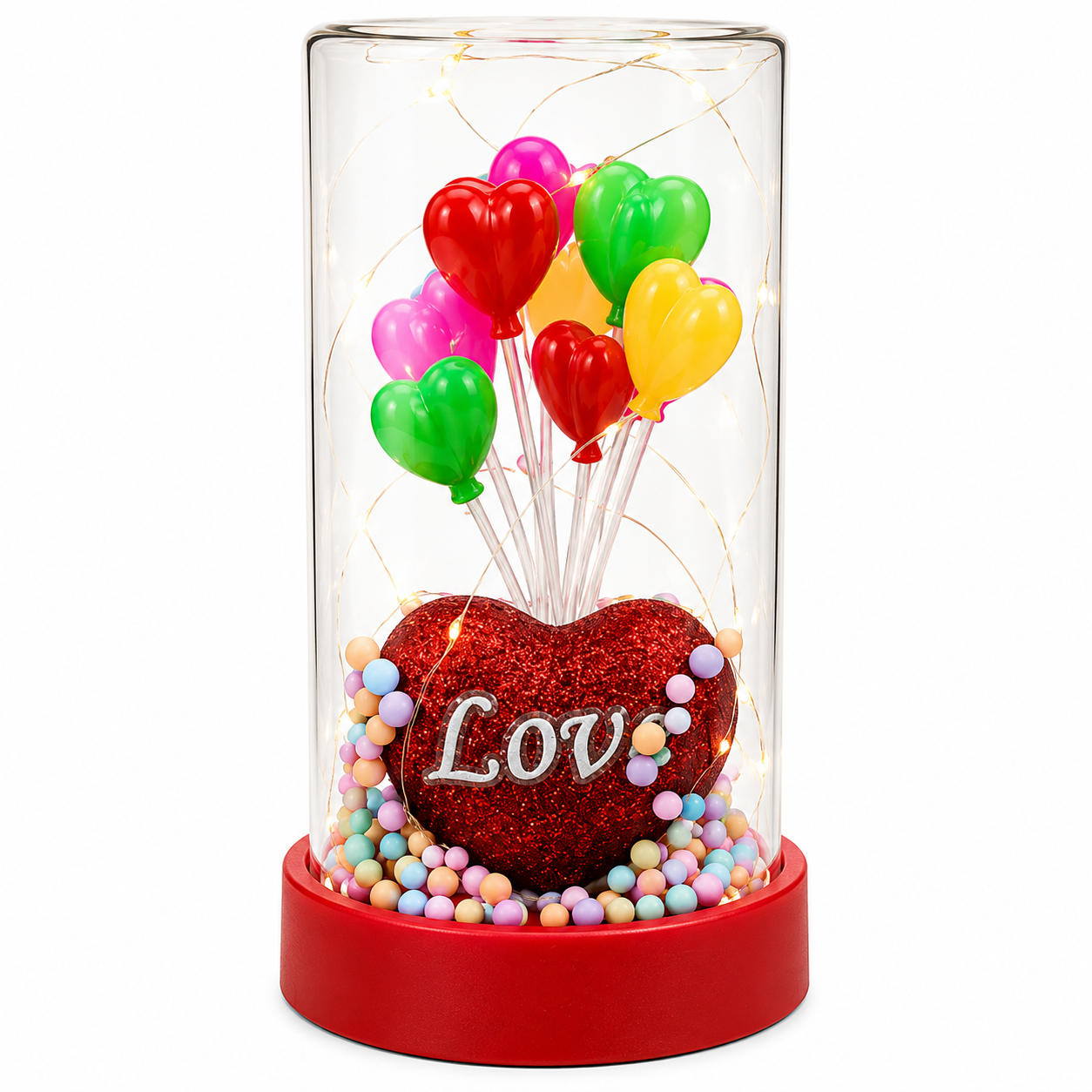 Heart Balloon LED Dome