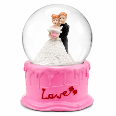 Couple Crystal Snow Globe