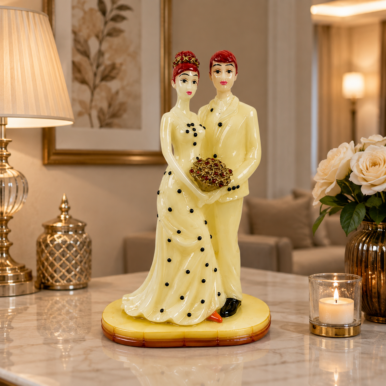 Elegant Couple Showpiece - Image 3