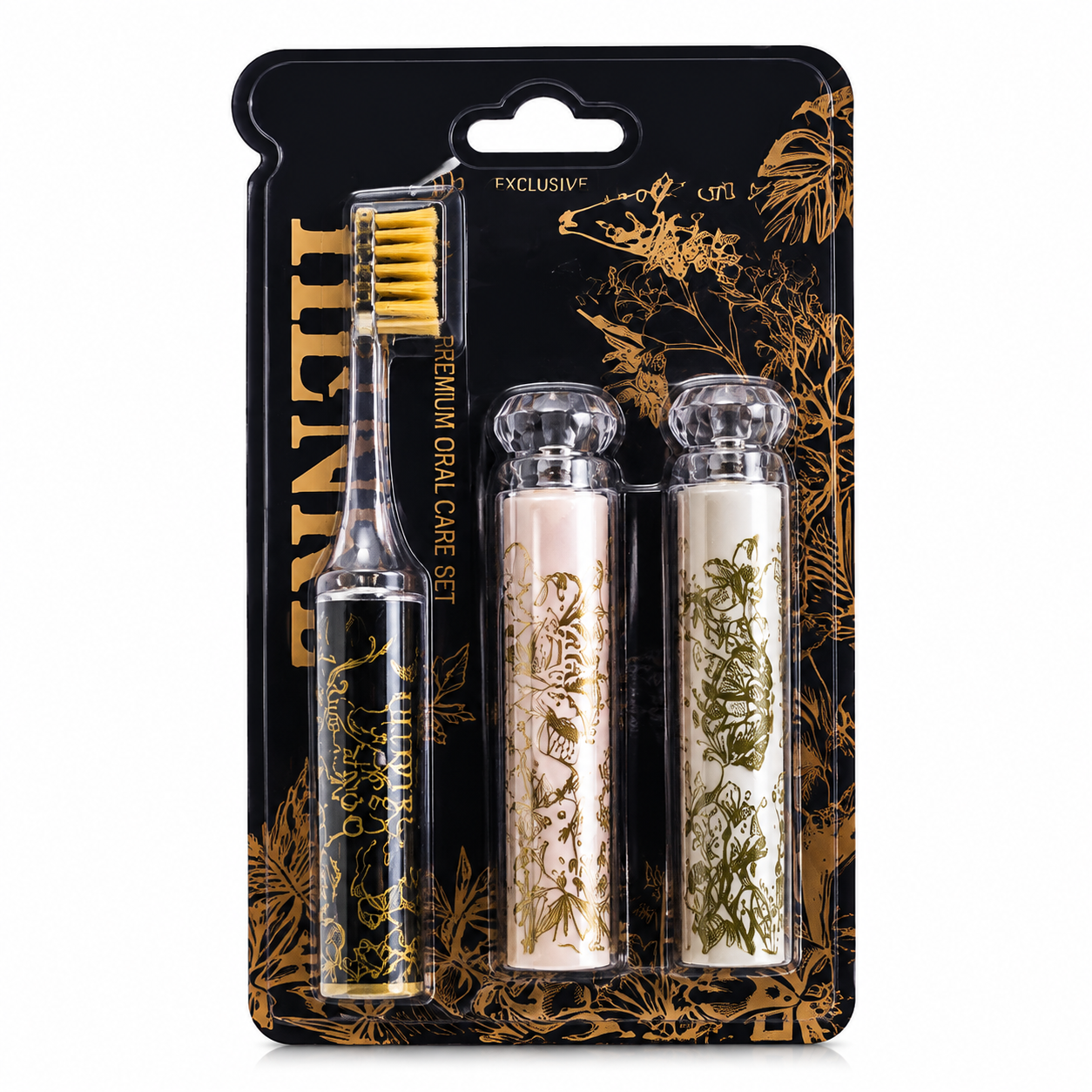 Premium Travel Toothbrush & Toothpaste Set - Image 3