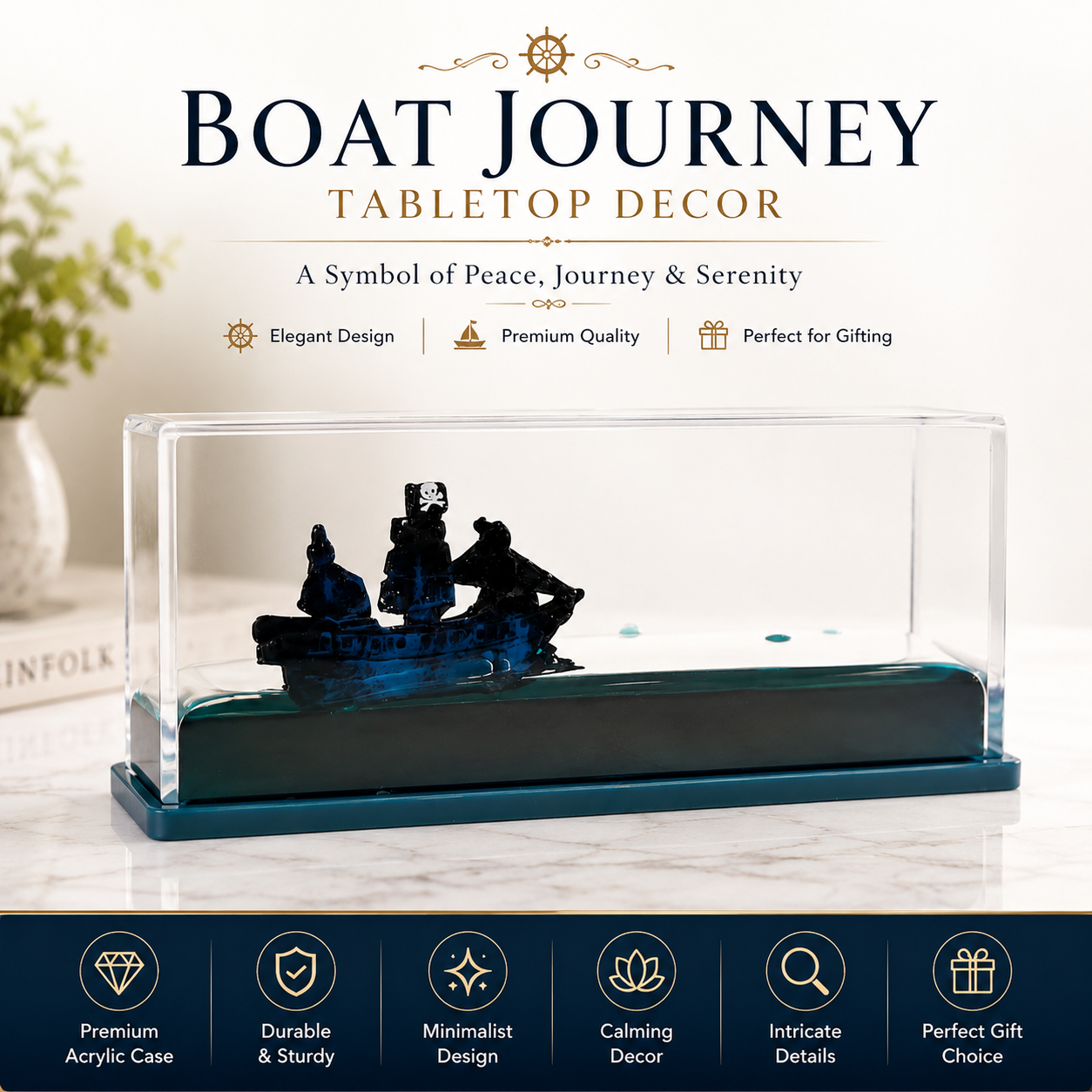 Boat Journey Tabletop Decor
