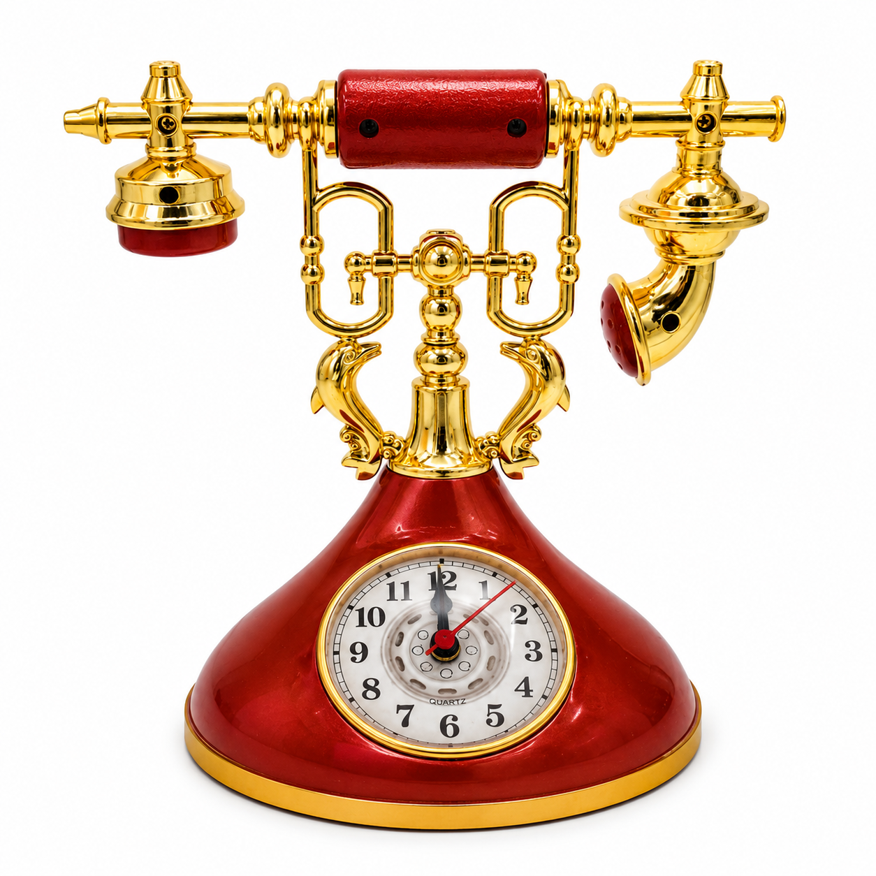 Vintage Telephone Desk Clock - Image 3