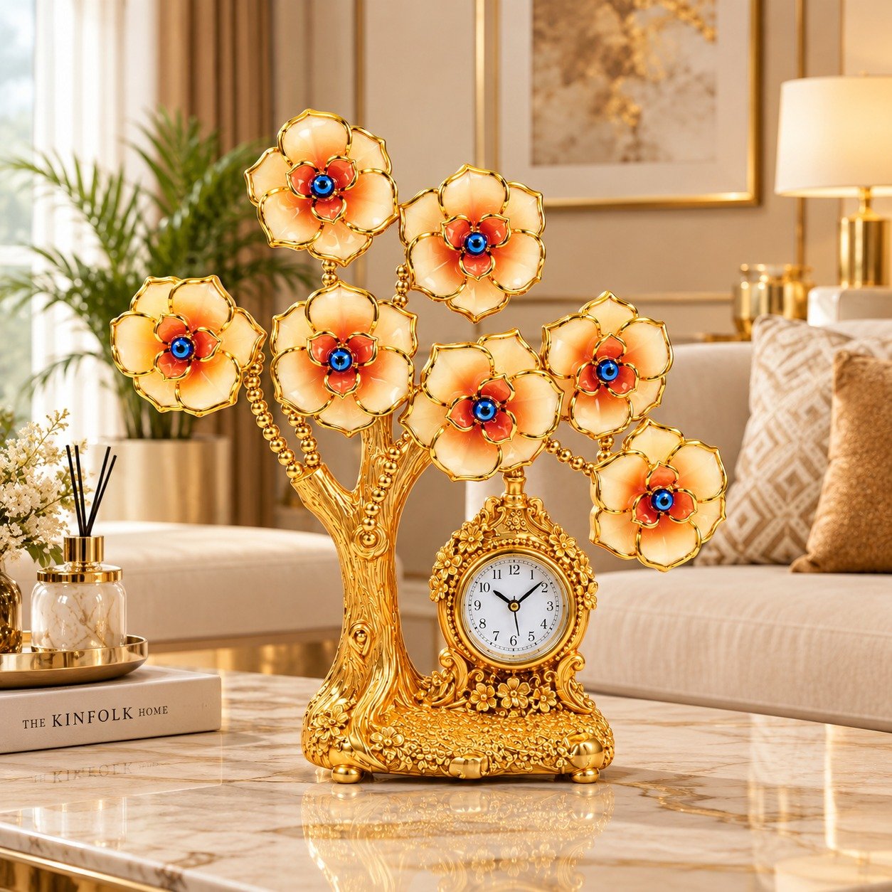 Golden Floral Tree - Image 3