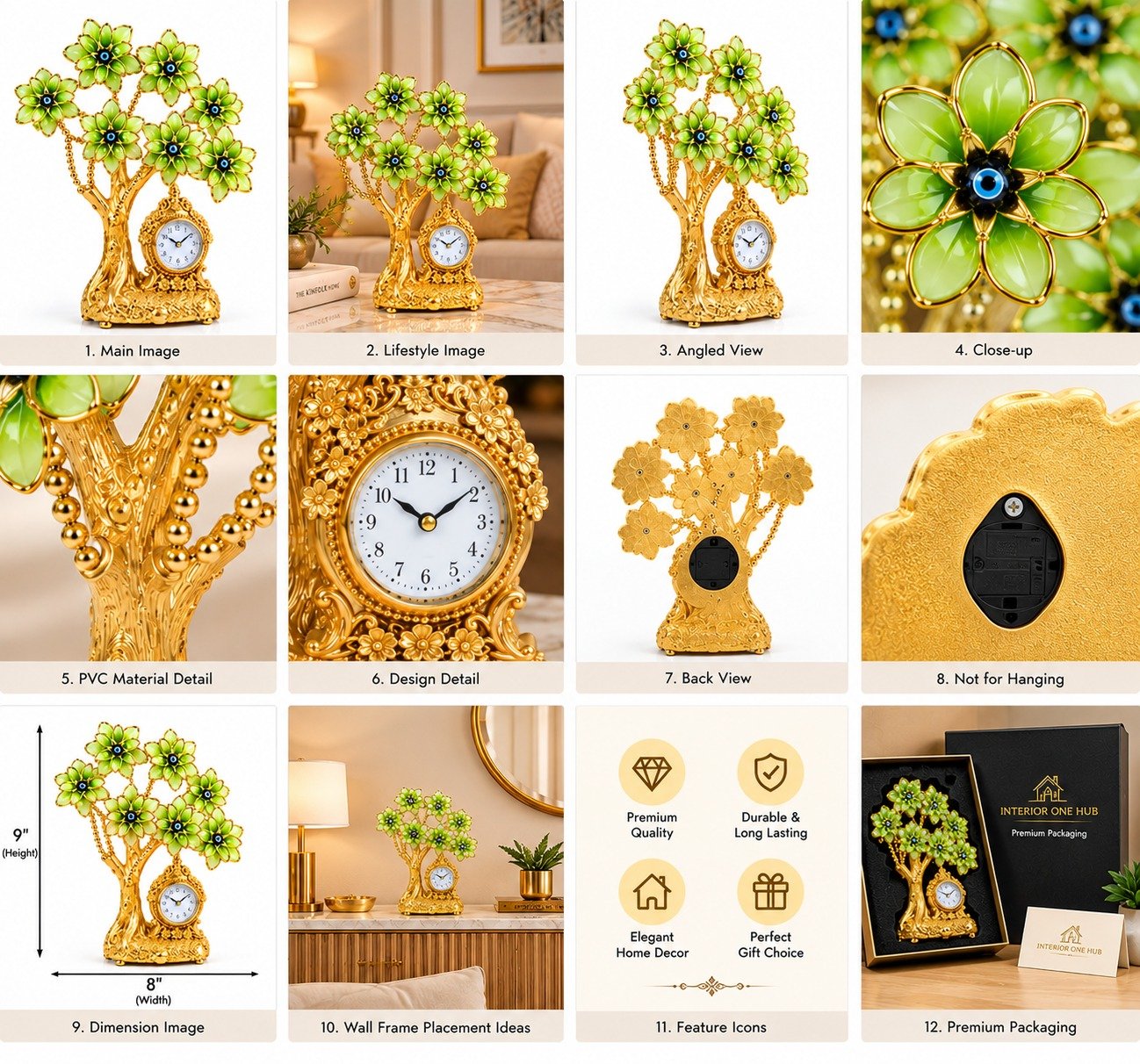 Golden Floral Tree - Image 2