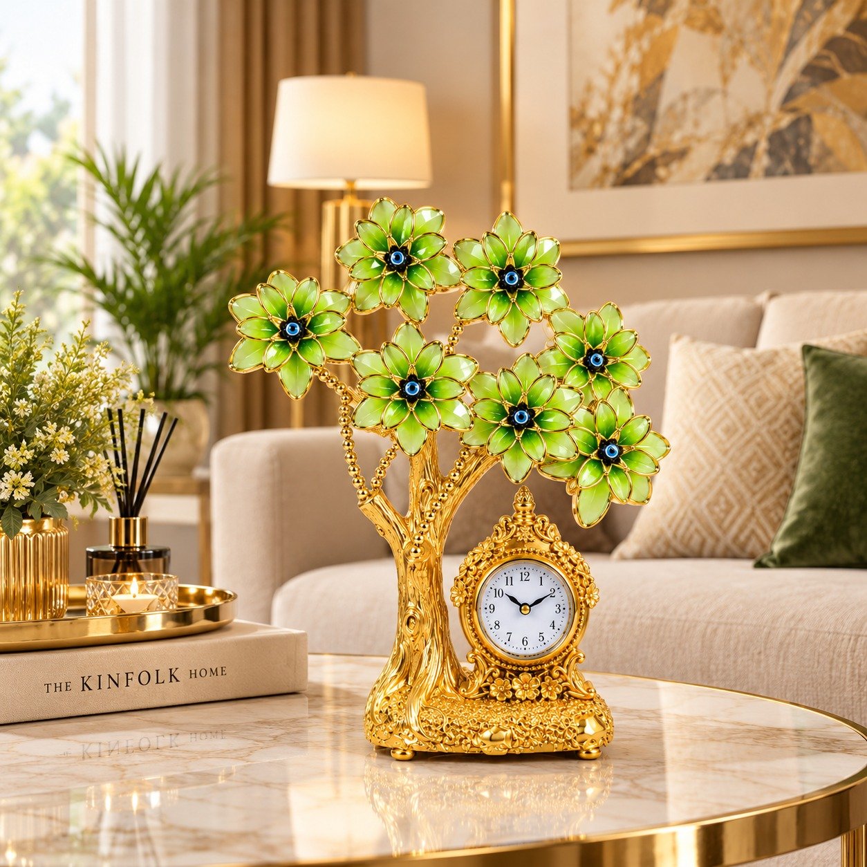 Golden Floral Tree - Image 3