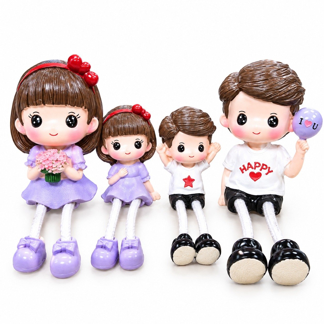Cute Couple Figurine Set