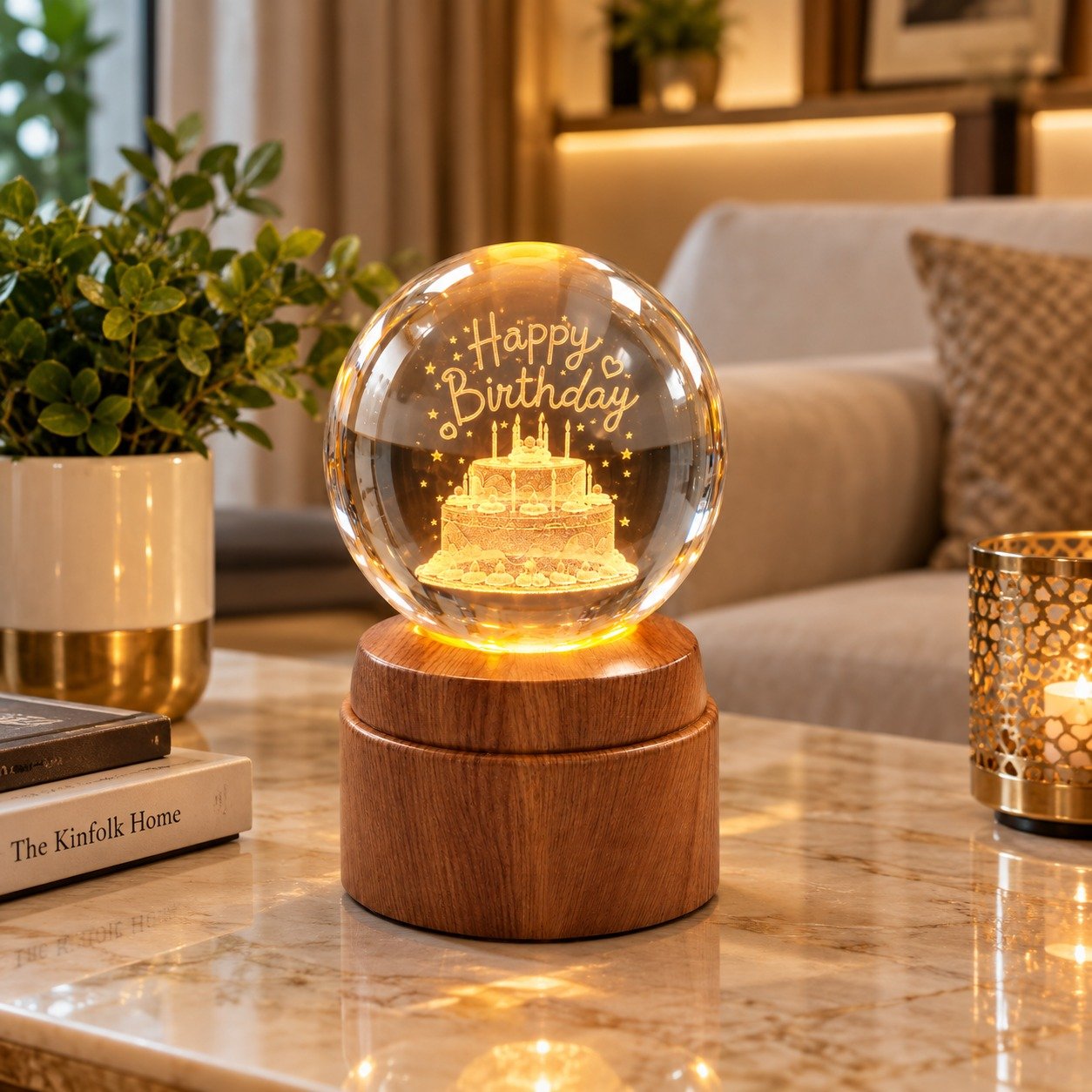 Globe Birthday Lamp - Image 3