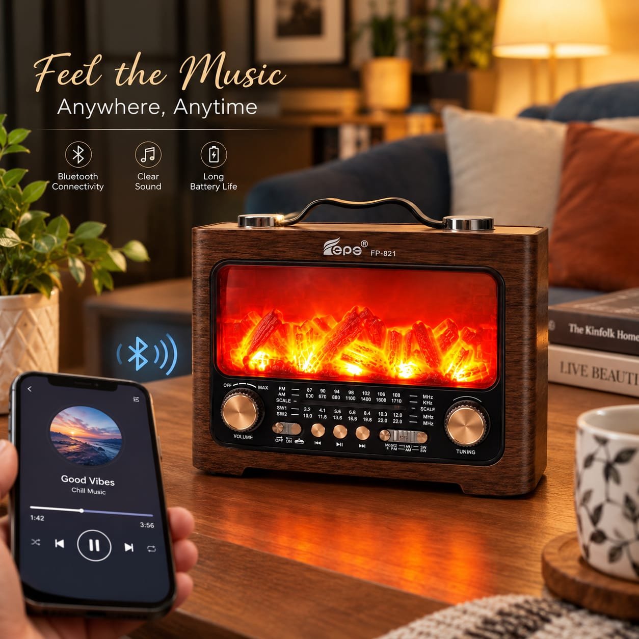 Vintage Wooden Bluetooth - Image 3