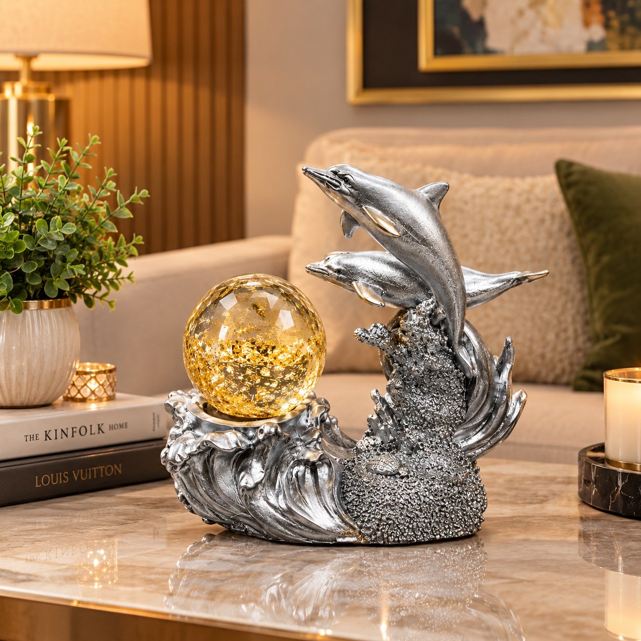 Dolphin Decorative Showpiece - Image 3